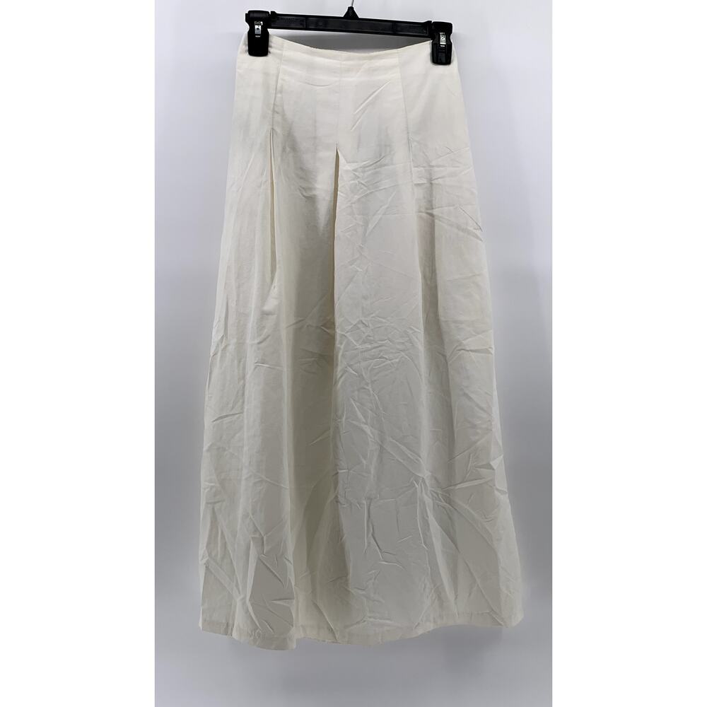 8 SECONDS Women's White A-Line Midi Skirt SZ F(OS)